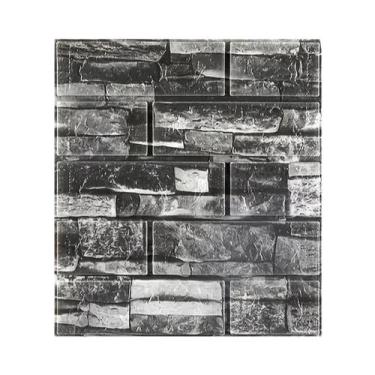 Imagem de Papel De Parede DIY 3D Retro Imitando Tijolos 38.5X35cm, Autoadesivo, 