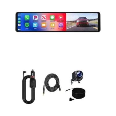 Imagem de Câmera Veicular 4K HD Com WiFi, BT, FM, AUX, Câmera De Ré 1080P E Supo