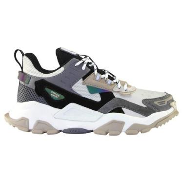 Imagem de Tênis Qix Trek Urban Hiking Masculino Original, 38, Branco, Cinza, Mas