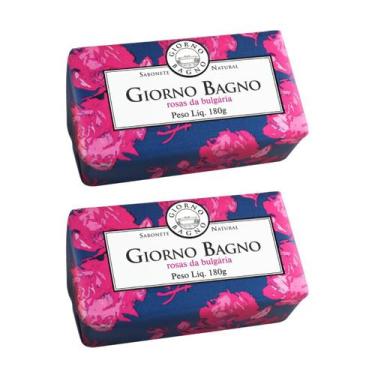 Imagem de KIT C/2 Sabonete Rosas da Bulgária 180g - Giorno Bagno