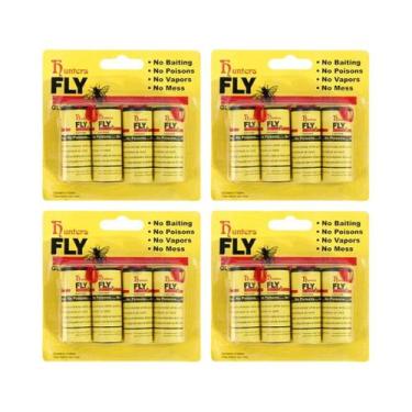 Imagem de Papel Adesivo Forte Para Moscas, Dupla Face, 4-40 Rolos, Capturador De