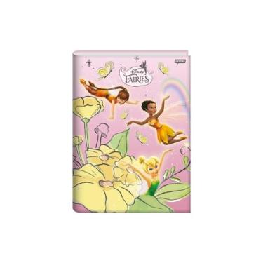 Imagem de Caderno Brochurão 1 Matéria 80Fls Fadas Disney Sortido - Jandaia