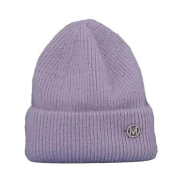 Imagem de Chapéu De Inverno Feminino, Gorro Quente De Pele De Coelho Real, Gorro