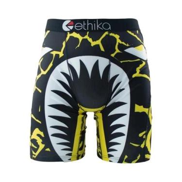 Imagem de Boxers Respiráveis Em Tamanho plus Para Homens ETHIKA 1Pç Cuecas De Na