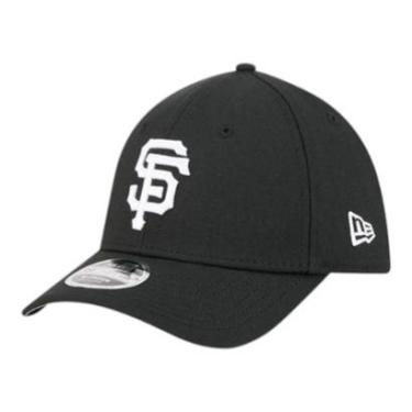 Imagem de Boné New Era 3930mc San Francisco Giants Poly Preto e Branco-Masculino
