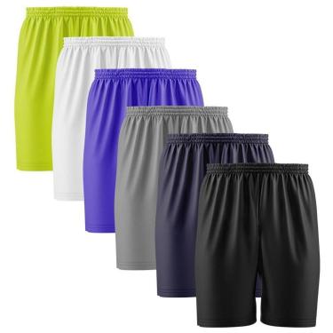 Imagem de Kit 5 Calção Short Futebol Basquete Vôlei Bermuda Dry Treino Academia-Masculino