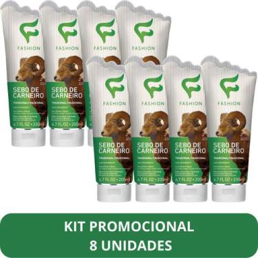 Imagem de Creme Hidratante Tradicional Fashion Sebo de Carneiro Bisnaga 200ml Ki