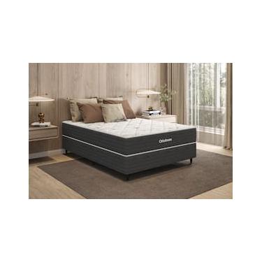 Imagem de Colchão Ortobom Mônaco Casal 138x188 Mola Pocket Ensacada Espuma D26 Branco/Rosé