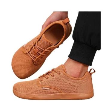Imagem de Tênis Masculino Casual De Lona Com Bico Largo E Malha Respirável, Sapa