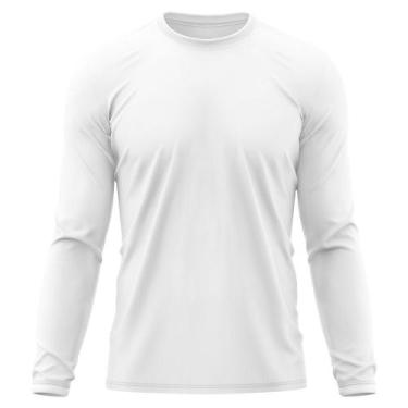Imagem de Camiseta Masculina Térmica Proteção Solar Praia Treino Academia Tshirt