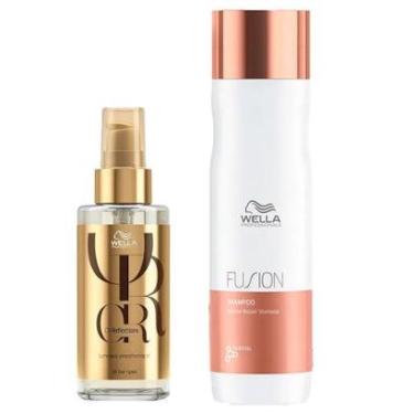 Imagem de Wella Professionals Kit - Shampoo Fusion + Óleo Oil Reflections Kit-Unissex