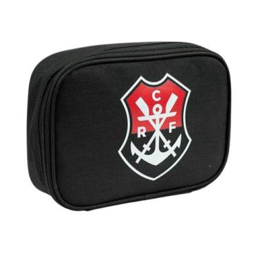 Imagem de Estojo Box Flamengo CRF Juvenil Escolar Escudo Rubro Negro, Preto