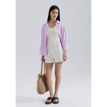 Imagem de Shorts Feminino Em Alfaiataria Hering-Feminino