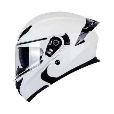 Imagem de Capacete De Motocicleta Masculino Com Viseira Dupla, Proteção Solar, P