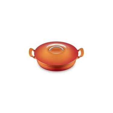 Imagem de CAÇAROLA BUFFET LE CREUSET MODERN 28CM HERITAGE EM FERRO FUNDIDO LARANJA 21701280902430