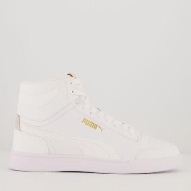 Imagem de Tênis Puma Shuffle Mid BDP Feminino Branco, 35