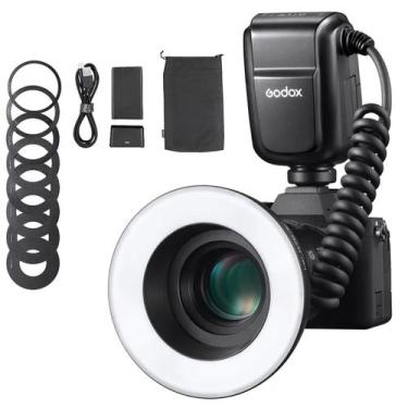 Imagem de Flash Circular Odonto Macro Godox Mf-r76 Ttl Para Câmeras Nikon, Nikon