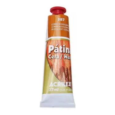 Imagem de Pátina Cera Envelhecimento Acrilex Cobre Iridescente 37ml