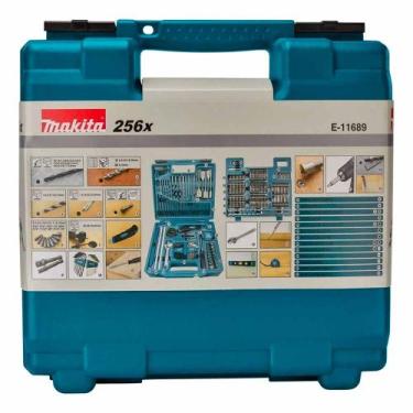 Imagem de Kit 256 Peças com Bits e Acessórios para Parafusadeira - E-11689 - Mak