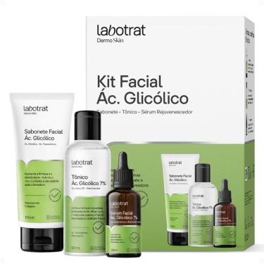 Imagem de Kit Facial Labotrat Dermo Skin Ácido Glicólico: Sabonete, Tônico e Sérum