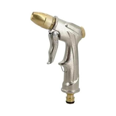 Imagem de Pistola De Água Metálica De Alta Pressão Para Jardim, Pulverizador Mul