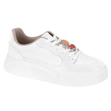 Imagem de Tênis Infantil Menina Molekinha Casual Branco 31, Branco, 31