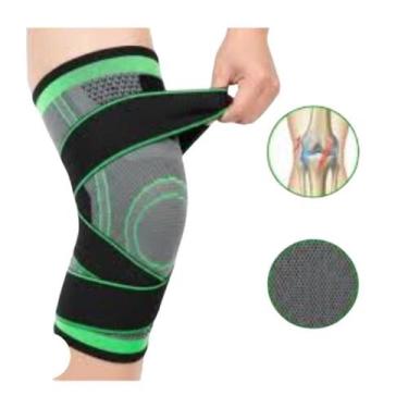 Imagem de Suportes Esportivos Compressão Ajustável Joelheira Luva Ombreira - HXT