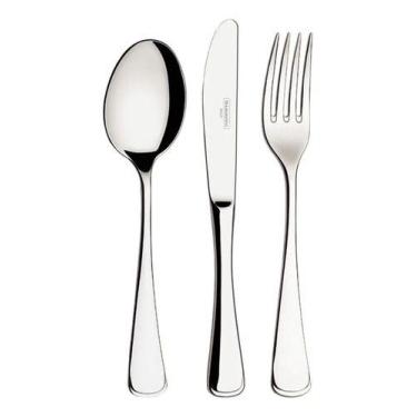 Imagem de Faqueiro Tramontina Mônaco 101 Peças Cor Cinza Prateado