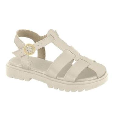 Imagem de Sandália Infantil Tratorada Branco Off Molekinha 2344.145-Feminino