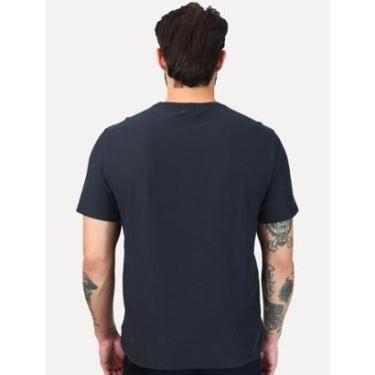 Imagem de Camiseta Dudalina Masculina Cotton Flex Azul Marinho-Masculino