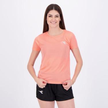 Imagem de Camiseta Diadora Logo Feminina Rosa, P