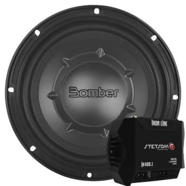 Imagem de Kit Mini Digital Módulo Stetsom IR400.1 400W 1 Canal 2 Ohms Subwoofer 