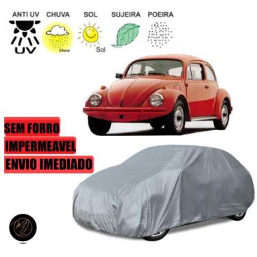 Imagem de Capa Automotiva para cobrir Carro FUSCA SEM FORRO P - Impermeável e To