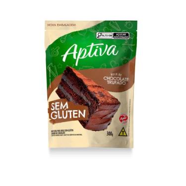 Imagem de Mistura para Bolo Chocolate Trufado Sem Glúten 300g - Apti