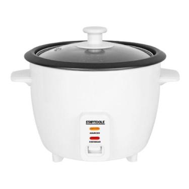 Imagem de Panela de Arroz Elétrica Automática 1,3L Branca 127V 220V Antiaderente