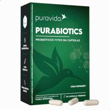 Imagem de PuraBiotics Probiótico Vivo 30 Cápsulas Pura Vida, Natural