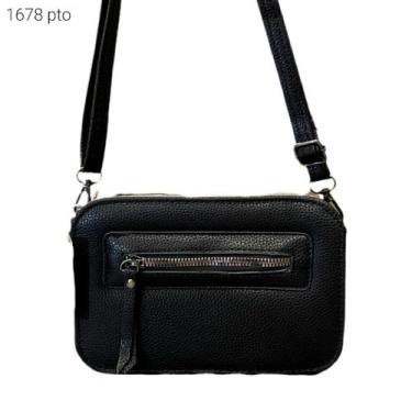 Imagem de Bolsa Feminina Pequena Transversal Porta Celular com Divisões 1678 Cor