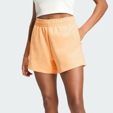 Imagem de Shorts Adidas Folgado Soft Lux Feminino Laranja, P