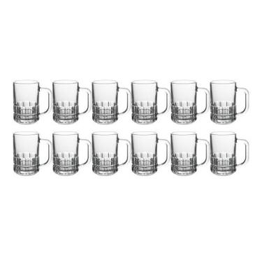 Imagem de 12 Canecas de Chopp e Cerveja Munich Vidro Lotusglass 300ml