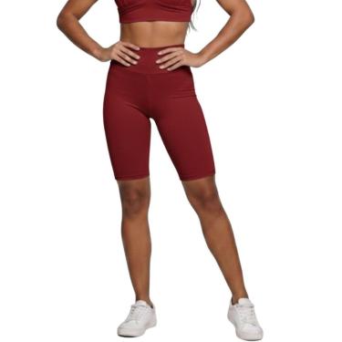Imagem de Bermudão Suplex Liso Vekyo Roupa Para Academia Treino Moda Fitness Feminina Musculação-...