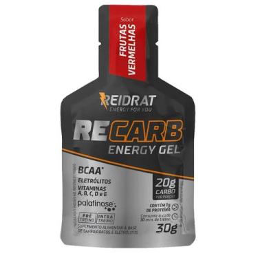 Imagem de Recarb Energy Gel - 1 Sachê de 30g Frutas Vermelhas - Reidrat