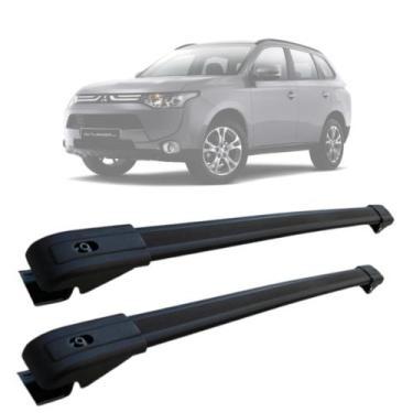 Imagem de Rack De Teto Travessa Mitsubishi Outlander 2007 a 2013 Aluminio MN-301