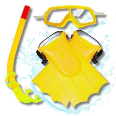 Imagem de Kit mergulho c/snorkel pe de pato infantil - ART SPORTS