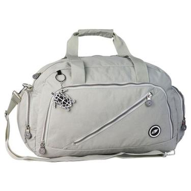 Imagem de Bolsa Viagem Transversal Reforçada Esportiva Mormaii, Cinza