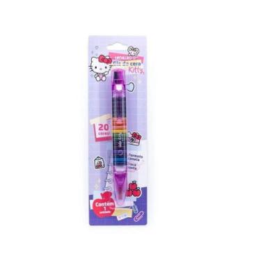 Imagem de Giz De Cera Troca Ponta 20 Cores Hello Kitty Leo&Leo - LEONORA