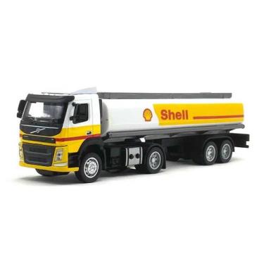 Imagem de Caminhão Tanque Combustível Shell Luz E Som California Toys, Branco