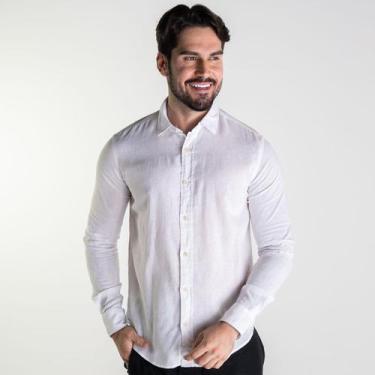 Imagem de Camisa Reserva Linho Pienza Branca, GG