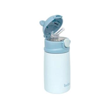 Imagem de Copo Térmico Ursinho Parede Dupla Azul 320ml Buba