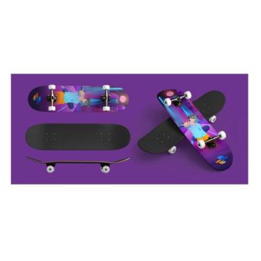 Imagem de Skate Semi Profissional 7 Laminas Abec 5 Até 70 Kg Unitoys, Skate Toky