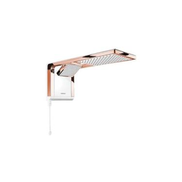 Imagem de Chuveiro Acqua Duo Branco Rose Gold 7800W 220 V Lorenzetti